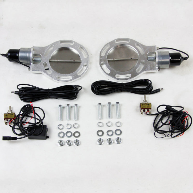 Granatelli Motor Sports Granatelli 4.0in Dual Electronic Exhaust Cutout (Cutout Only) 307540D 307540D Photo - Primary