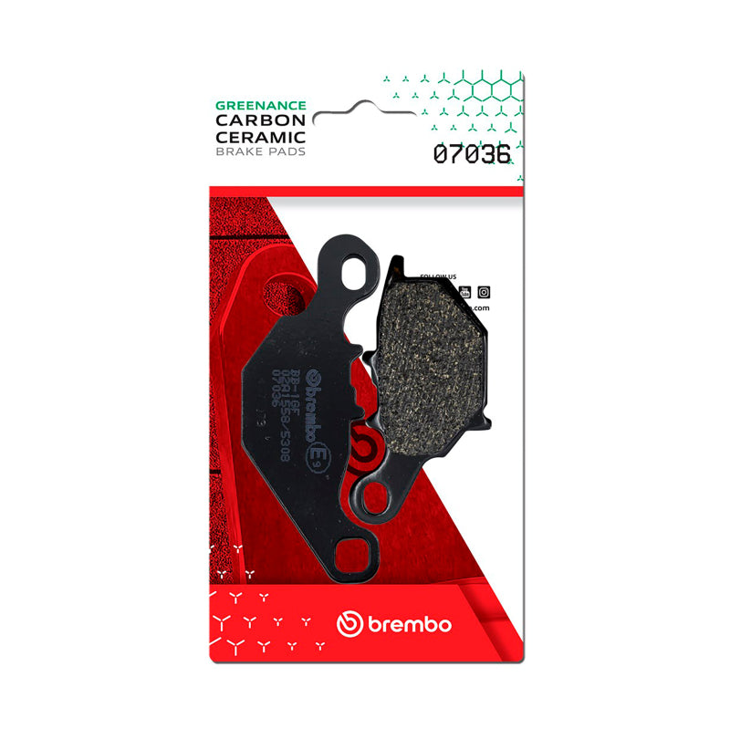 Brembo OE Suzuki Dr-Z/Suzuki Tr/Suzuki Uc/Suzuki Rm/Suzuki Epicuro Carbon Ceramic Brake Pad - Front 07036 07036 User 1