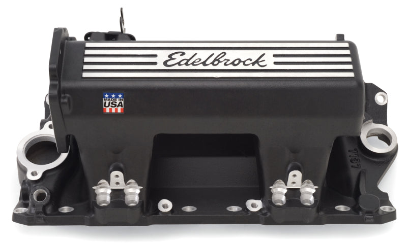 Edelbrock Manifold, Efi, Pro-flo Xt, Sb Chevy, Std Heads With Black Finish 71373 Photo - Primary