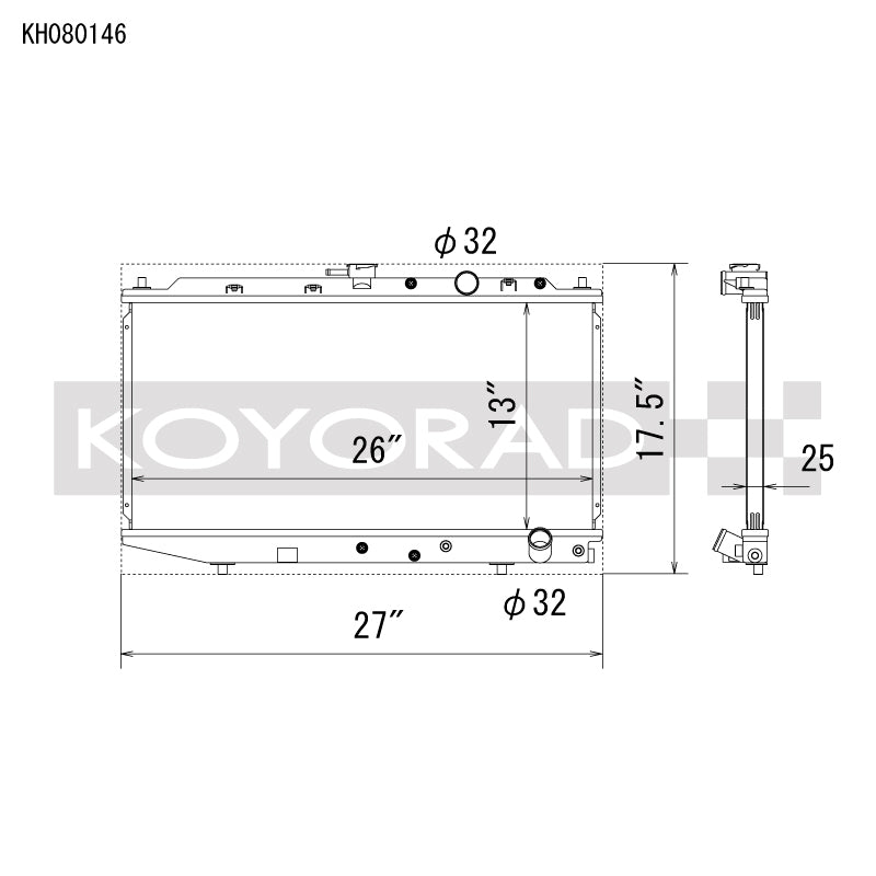 Koyo KOY Racing Radiators Cooling Radiators main image