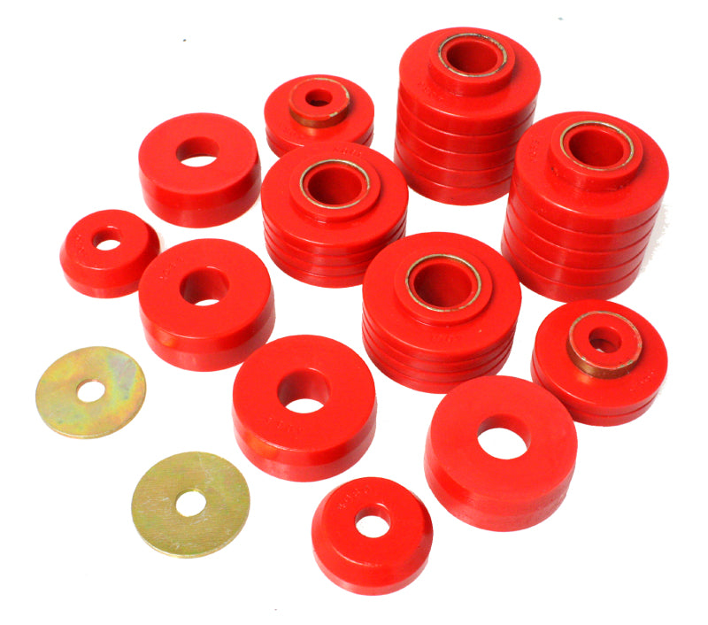Energy Suspension Body Mount Set Red Ford F-100 All 1980-1983 4.4107R Photo - Primary