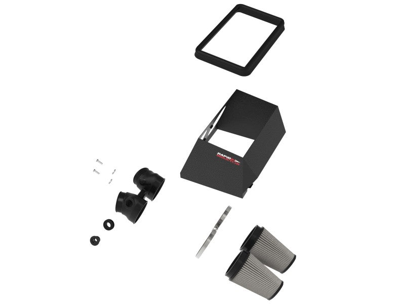 Rapid Induction Cold Air Intake System w/Pro Dry S Filter 19-20 Ford Edge V6 2.7L (tt) 52-10003D 52-10003D Photo - Unmounted