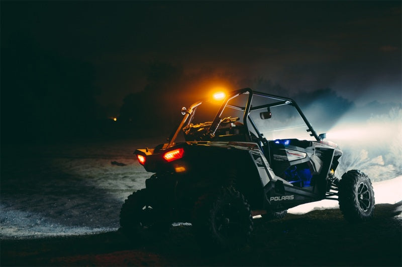 Rigid Chase, Rear Facing 5 Mode LED Light, Black Housing 90122 Photo - Mounted