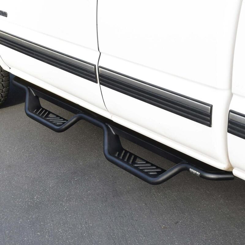 Westin 99-13 Chevrolet Silverado 1500 (Ext. Cab) Outlaw Drop Nerf Step Bars - Textured Black 20-11685 20-11685 Photo - lifestyle view