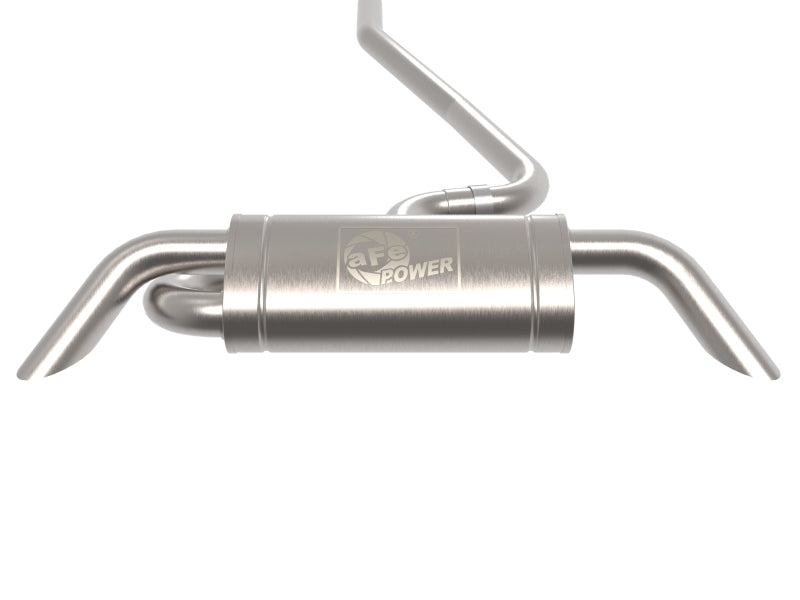 aFe MACH Force-Xp 3in - 2 1/2in SS Cat Back Exhaust System VW Tiguan 18-22 2.0- 110in Wheelbase 49-36449 49-36449 Photo - Close Up
