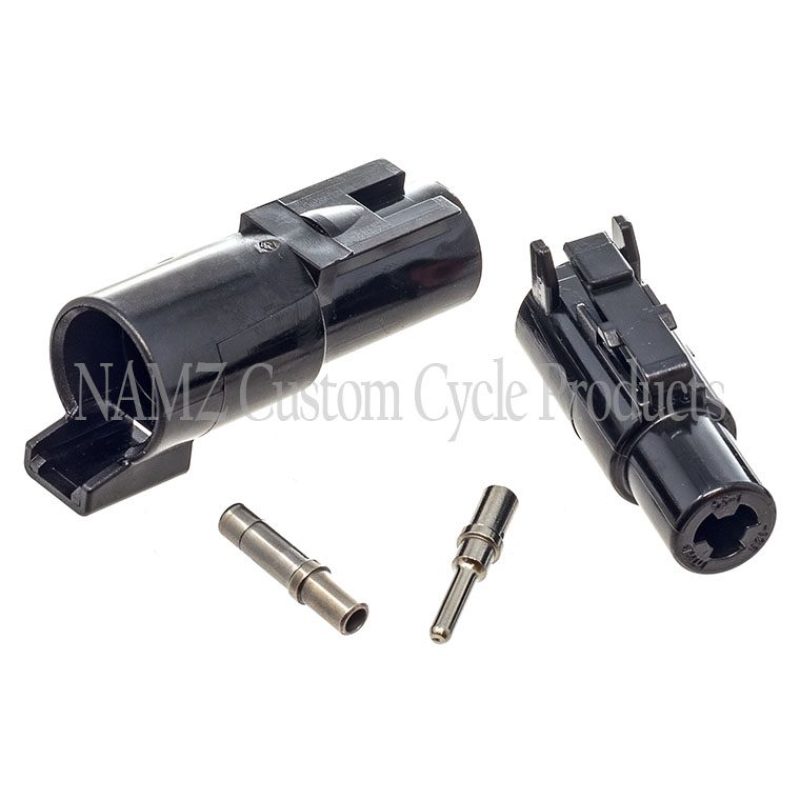 NAMZ Deutsch HD Series 1-Position Male & Female Connectors w/Solid Terminals (HD 72180-94/72181-94) HDD-XL-KIT HDD-XL-KIT Photo - Primary