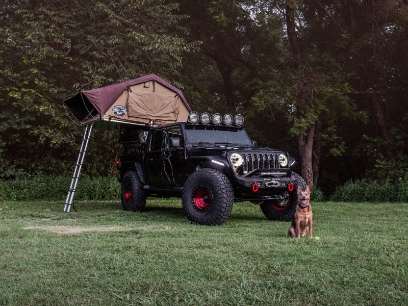 Road Armor Universal 5ft Bed TRECK Adj Bed Rack - Tex Blk (w/o Brackets) 500BRS52B 500BRS52B Photo - Primary