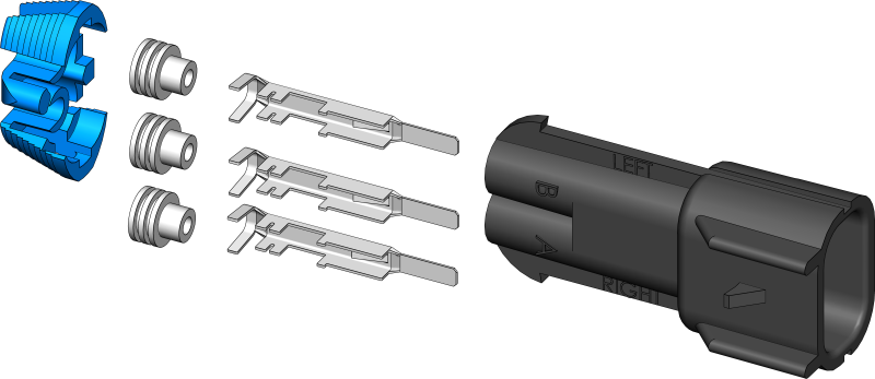 KFI Actuator Male End Plug PM-M280-2 PM-M280-2 Photo - Primary