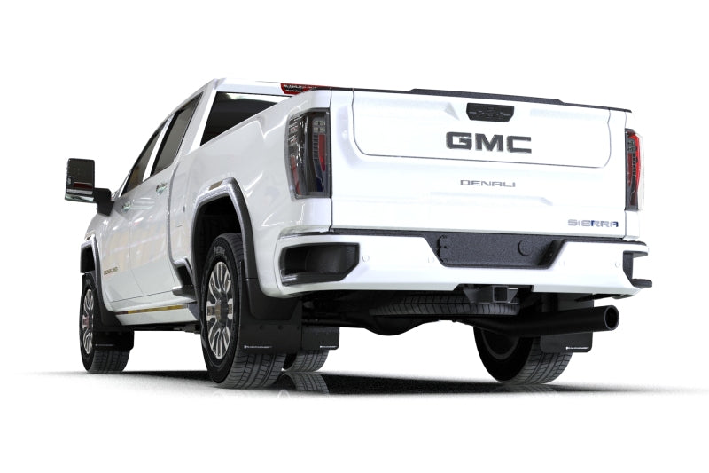 Rally Armor 20-24 GMC Sierra 2500/3500 HD Denali Black Mud Flap w/White Logo MF131-BLK-WH MF131-BLK-WH User 1