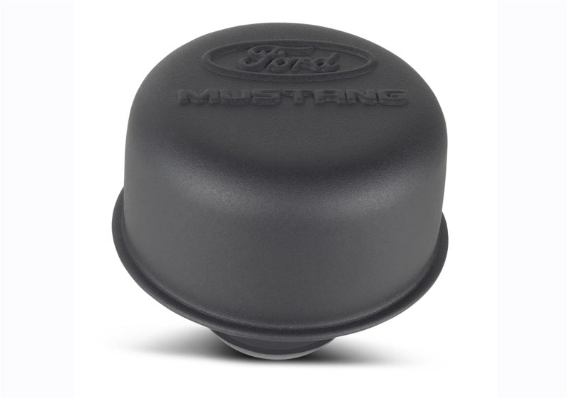 Ford Racing Black Crinkle Finish Breather Cap w/ Ford Mustang Logo 302-221 302-221 Photo - Unmounted