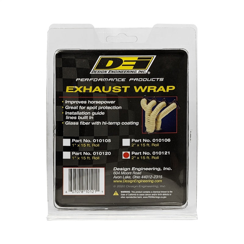 DEI Exhaust Wrap 2in x 15ft - Black 10121 10121 Photo - Unmounted