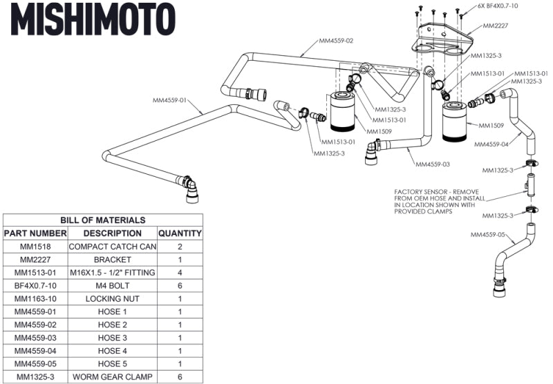 Mishimoto 18+ Ford F-150 2.7L EcoBoost Baffled Oil Catch Can Kit - Clear MMBCC-F27T-18SBE MMBCC-F27T-18SBE User 1