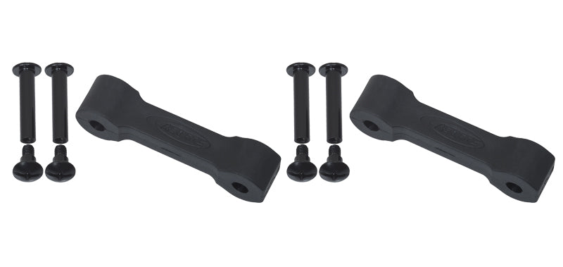 Kentrol 07-18 Jeep Wrangler JK Replacement Hood Catch Rubbers Pair - Textured Black 70071 70071 Photo - Primary