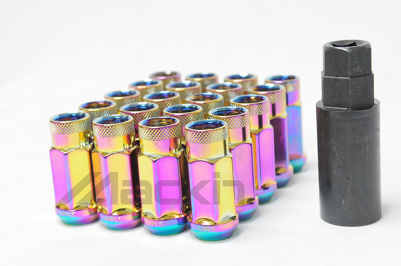 Wheel Mate Monster Open End Lug Nut Set of 20 - C. Neon 1/2in 33004N 33004N User 1