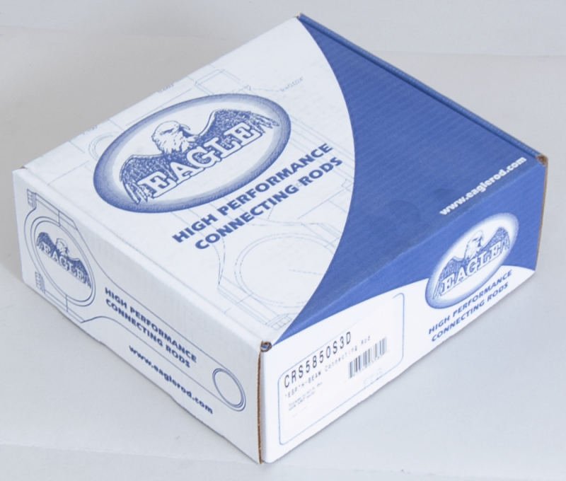 Eagle Chevy 350 H-Beam Connecting Rods (Set of 8) CRS5850S3D CRS5850S3D Photo - in package