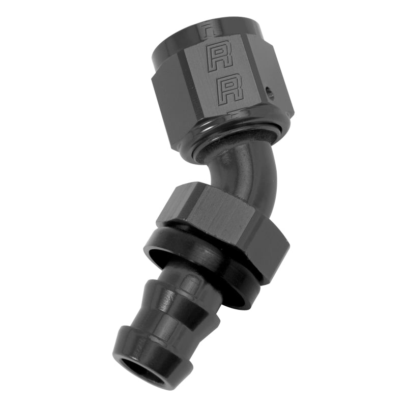 Russell -6 AN 45° Twist-Lok Hose End - Black 624083 Photo - Primary
