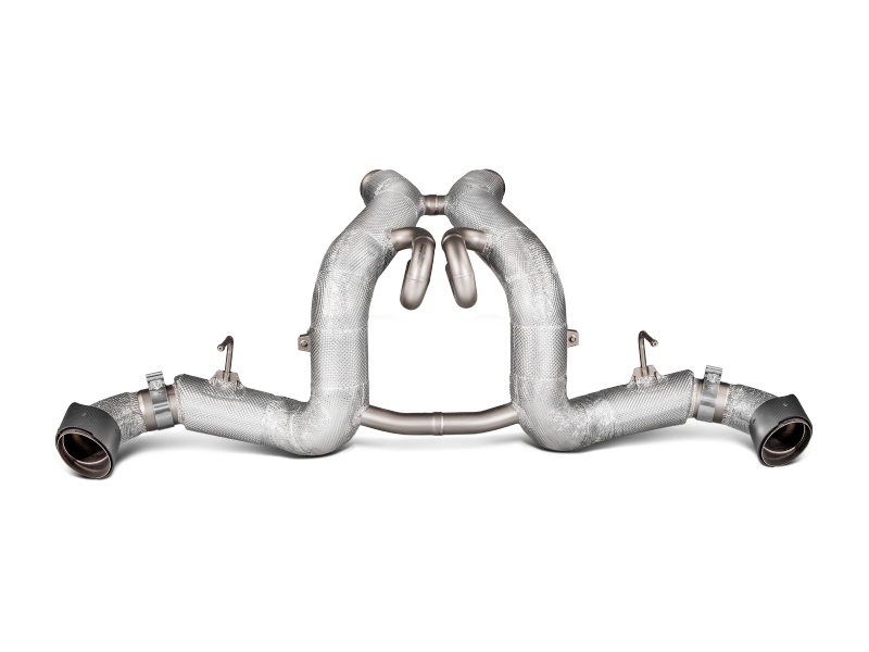 Akrapovic 16-17 McLaren 540C 570S Slip-On Line (Titanium) w/ Carbon Tips S-MC/TI/3 S-MC/TI/3 Photo - Primary