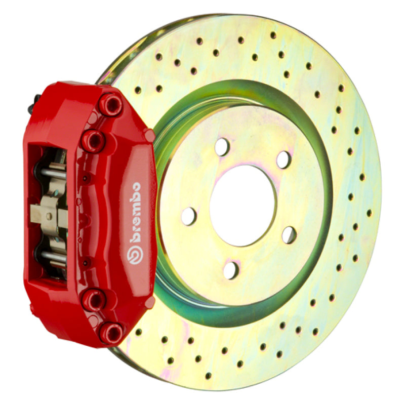 Brembo GT Brake Kit BMW 318i 325i 328i Front E36 92-98 Drilled Red 1F4.6001A2 Photo - Primary