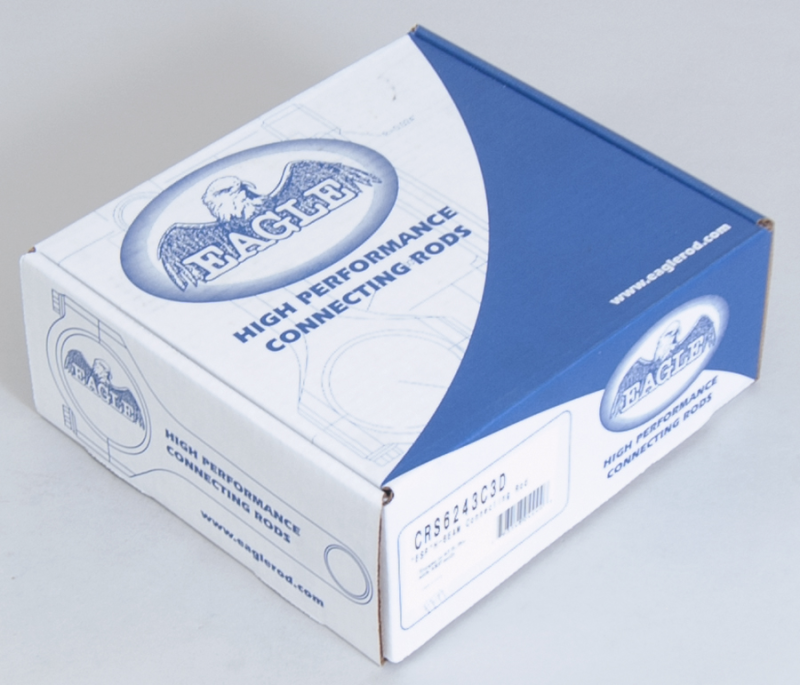 Eagle Chrysler 5.7/6.1L Hemi 6.243in 4340 H-Beam Connecting Rods w/ .945 Pin (Set of 8) CRS6243C3D CRS6243C3D Photo - in package