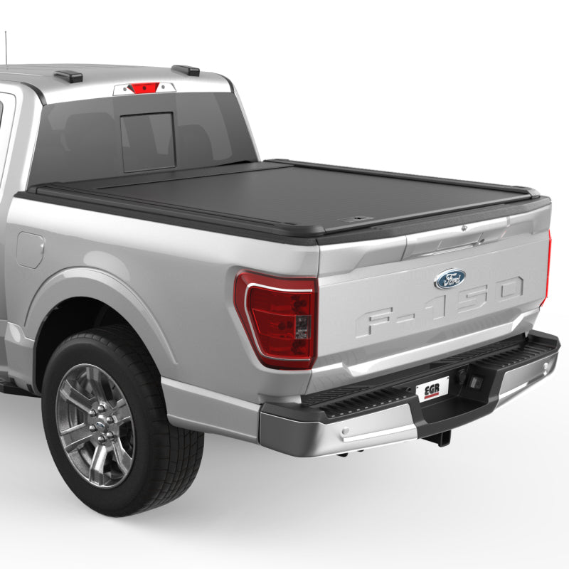 EGR 2015-2023 Ford F-150 Short Box RollTrac Manual Retratable Bed Cover RT038812ML RT038812ML Photo - Mounted