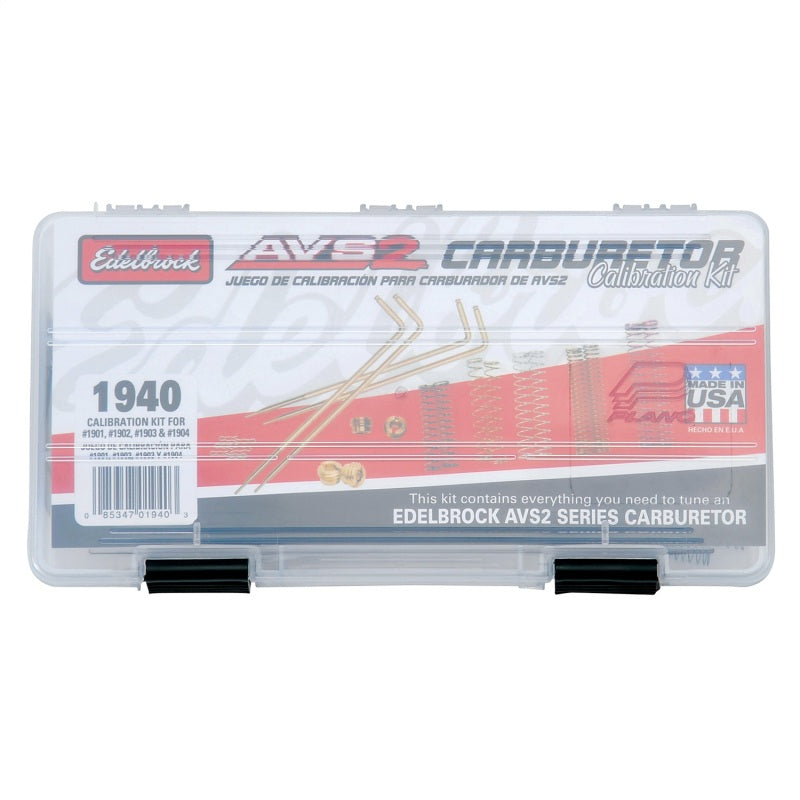 Edelbrock AVS2 Series Carburetor Calibration Kit 1940 Photo - Primary