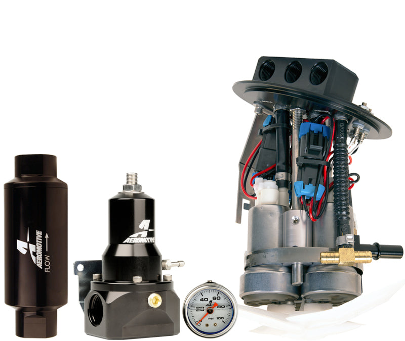 Aeromotive 11-17 Ford Mustang Drop In Kit (18038/15633/13134/12341) - Triple 450 LPH 17355 17355 Photo - Primary