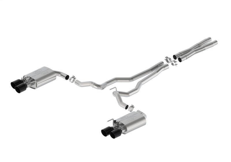 Ford Racing 2024 Mustang 5.0L GT Extreme Cat-Back Exhaust - Black Tips M-5200-M5EB M-5200-M5EB Photo - Primary