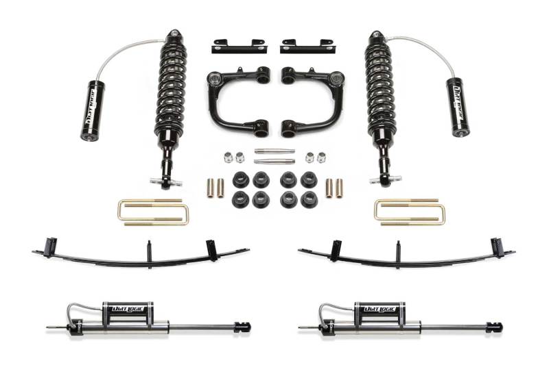 Fabtech 05-14 Toyota Tacoma 2WD/4WD 6 Lug 3in UCA System w/DL 2.5 Resi Coilovers & Rear DL Shocks K7065DL K7065DL Photo - Primary