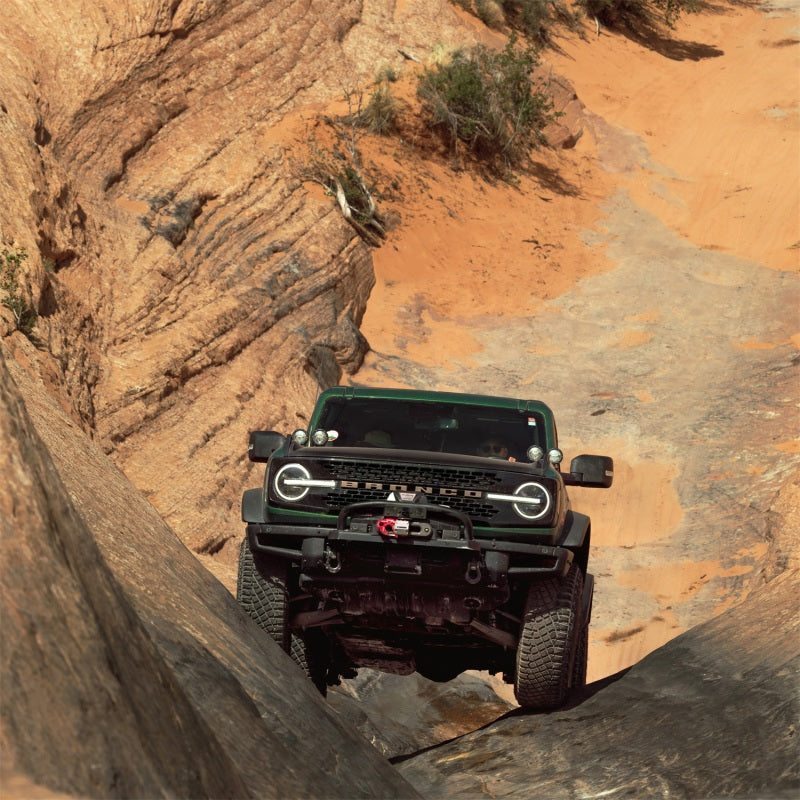 Ford Racing Factor 55 UltraHook w/Rope Guard - Red M-1821-UHR M-1821-UHR Photo - Mounted