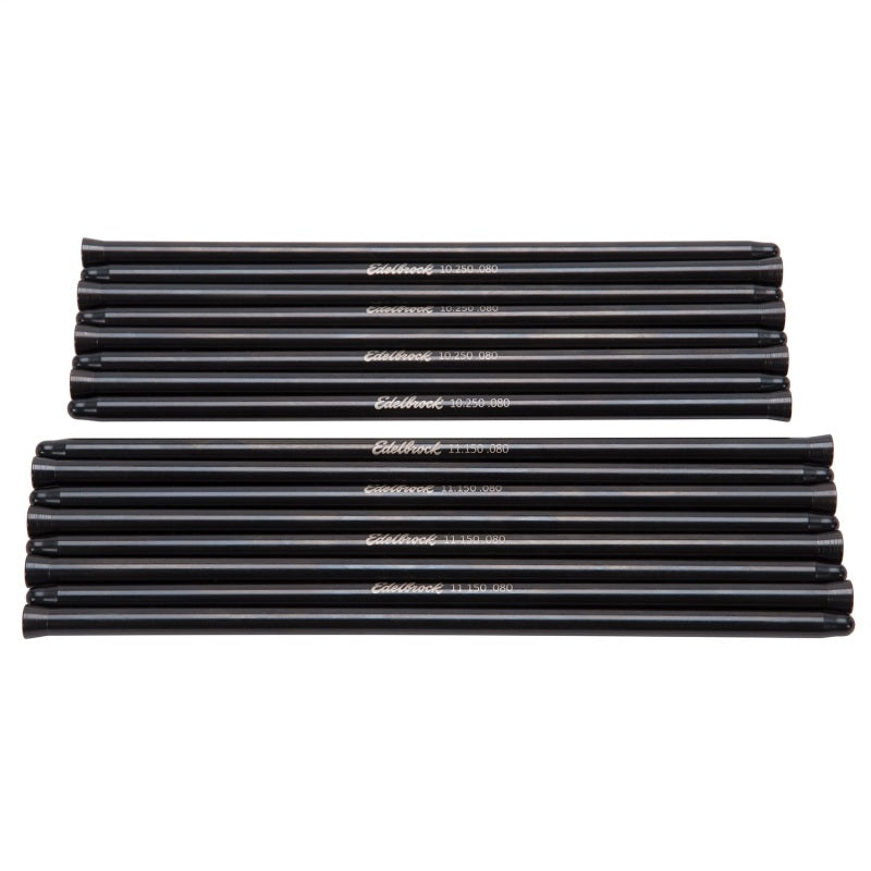 Edelbrock Push Rod Set Hardened Steel Chrysler 426-572 Gen II Hemi 3/8In Od X 10 250In Long 9618 9618 Photo - Primary