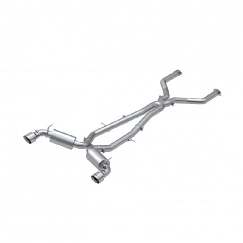 MBRP 17-19 Infiniti Q60 3.0L RWD/AWD Cat Back Dual Rear S4404304 S4404304 Photo - Primary