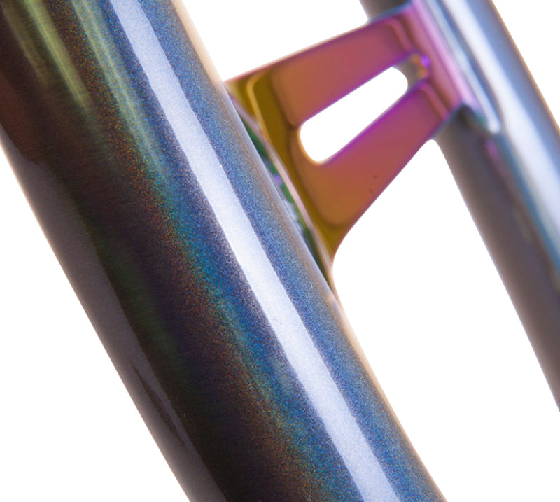 NRG Chameleon Classic Wood Grain Wheel- 350mm 3 Neochrome Spokes ST-015MC-CN Photo - Primary