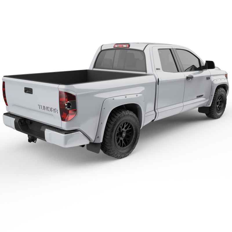 EGR 14+ Toyota Tundra Bolt-On Look Color Match Fender Flares - Set - Color MatchSuper White 795494-040 795494-040 Photo - Mounted