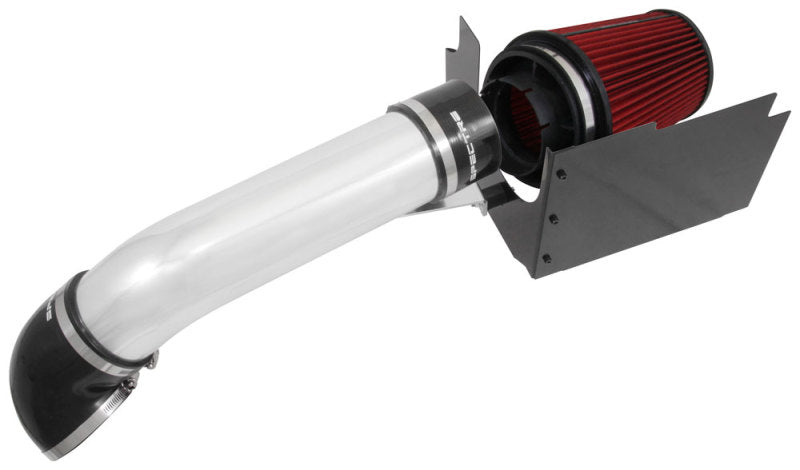 Spectre 99-07 GM Truck V8-4.8/5.3/6.0L F/I Air Intake Kit - Clear Anodized w/Red Filter 9900 9900 Photo - Unmounted
