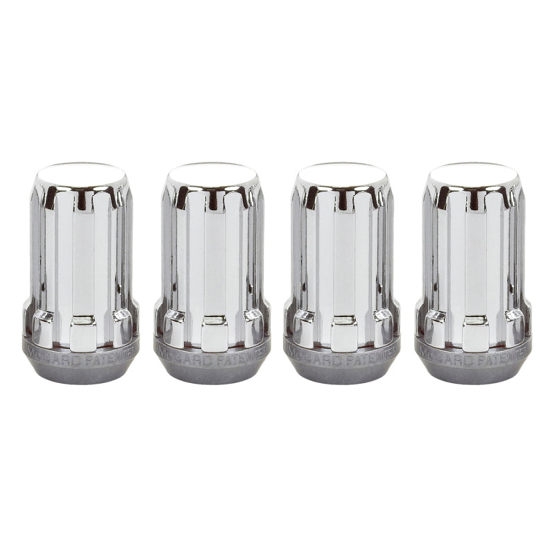 McGard SplineDrive Lug Nut (Cone Seat) M14X1.5 / 1.648in. Length (4-Pack) - Chrome (Req. Tool) 65315 65315 Photo - out of package