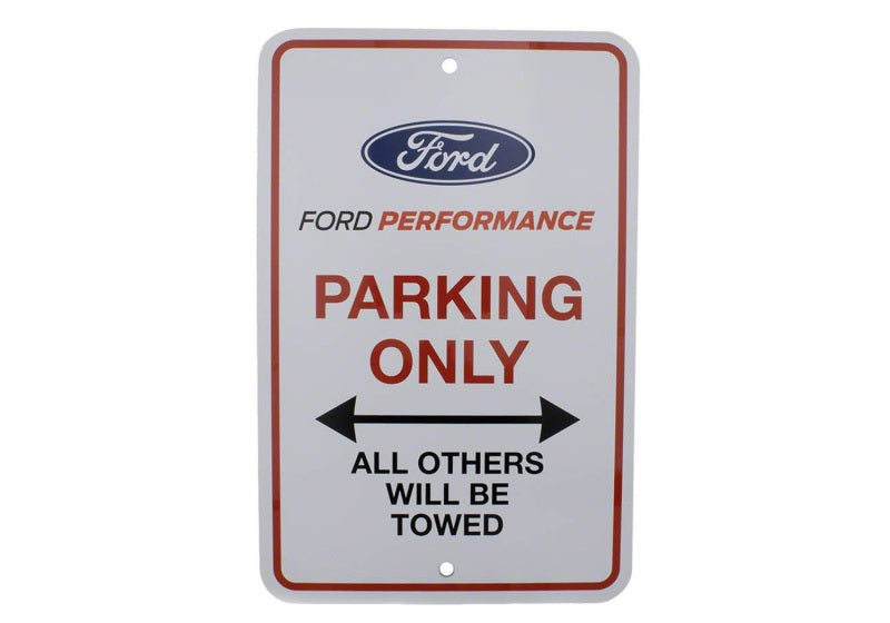 Ford Racing Ford Performance Parking Only Sign M-1827-PARK M-1827-PARK Photo - Unmounted