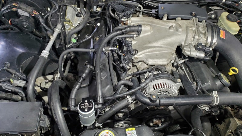 J&L 03-04 Mercury Marauder Passenger Side Oil Separator 3.0 - Clear Anodized 3046P-C 3046P-C Photo - Primary