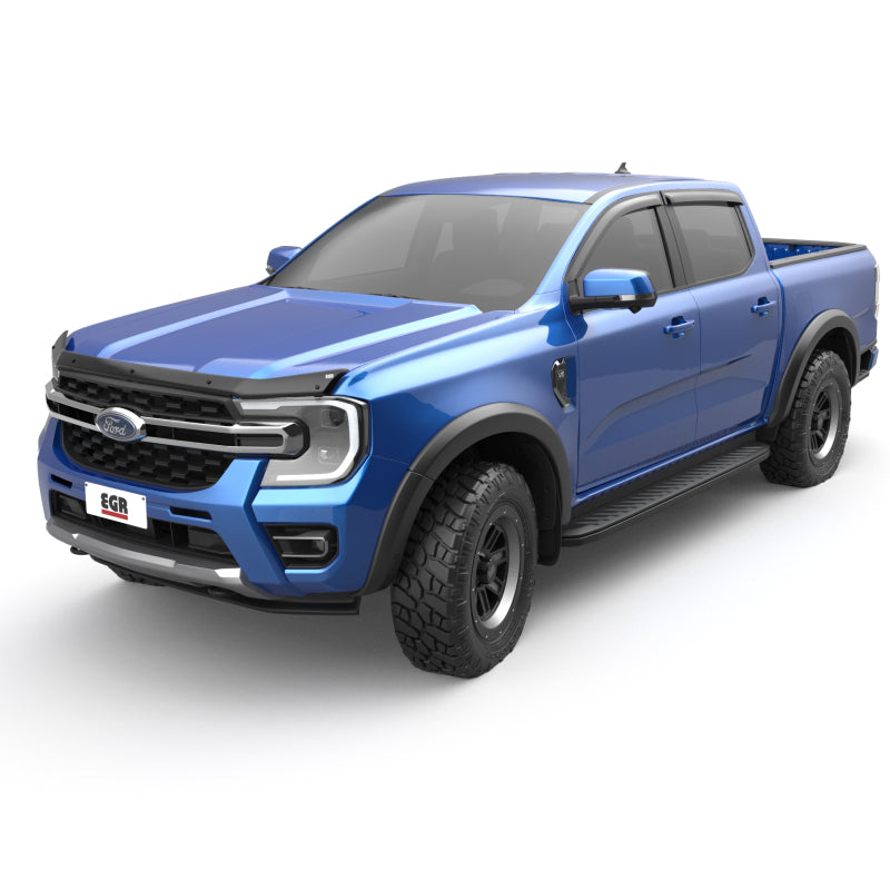 EGR 2024+ Ford Ranger Superguard Hood Shield - Dark Smoke 303601 303601 Photo - Mounted