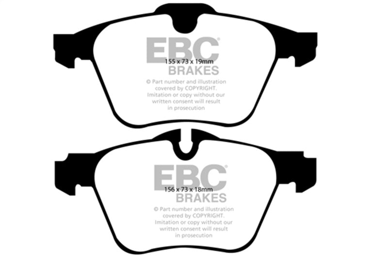 EBC 13-15 Jaguar XF 3.0L Supercharged Bluestuff Front Brake Pads DP51912NDX DP51912NDX Photo - Primary