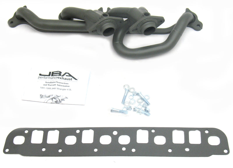 JBA 00-06 Jeep Wrangler 4.0L 1-1/2in Primary Ti Ctd Cat4Ward Header 1527SJT 1527SJT Photo - Primary