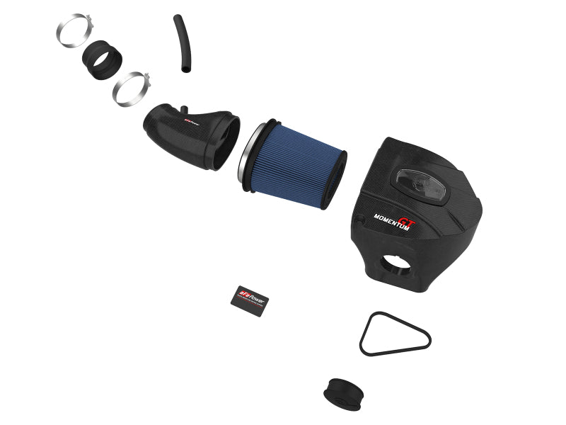 aFe Momentum Black Series Carbon Fiber Pro 5R Air Intake System 11-19 Dodge Charger SRT8 6.4L 58-10003R 58-10003R Photo - Unmounted