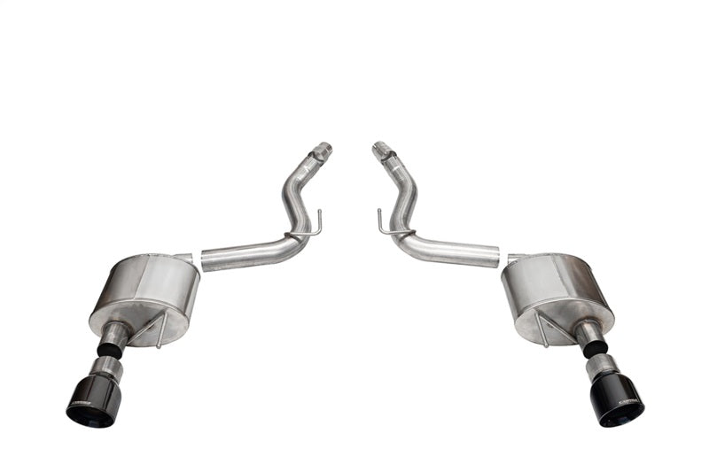 CORSA Performance Corsa 2024 Ford Mustang GT Sport Axle-Back Dual Rear Exit with 4.5in Black PVD Pro-Series Tips 21252BLK 21252BLK Photo - Primary