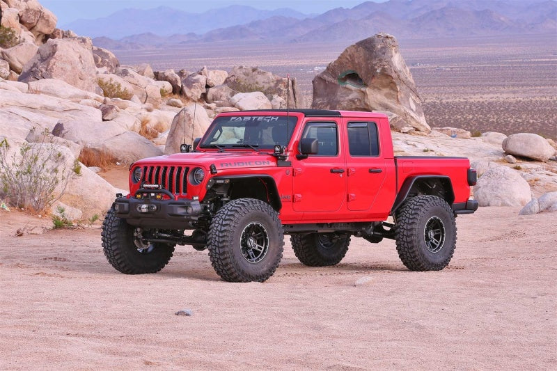 Fabtech 2020 Jeep Gladiator JT 4WD 5in Crawler System w/DL 2.25 Resi Shocks K4178DL K4178DL Photo - Mounted