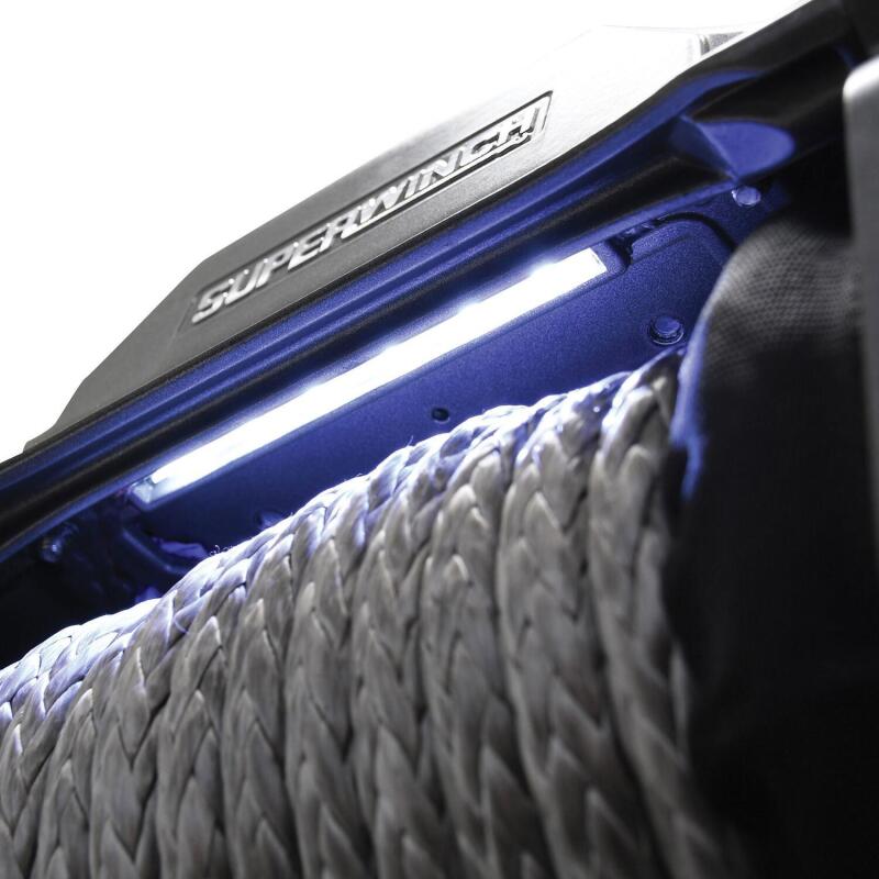 Superwinch 12000 LBS 12 VDC 3/8in x 80ft Synthetic Rope SX 12000SR Winch - Graphite 1712201 1712201 Photo - Close Up