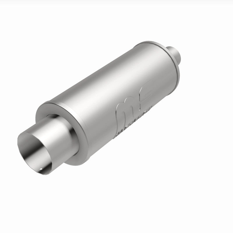 MagnaFlow 6" Round Center/Center Performance Muffler With Tip 14822 360 Degree Image Set