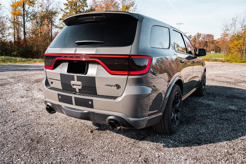 CORSA Performance Corsa 21-22 Dodge Durango SRT Hellcat Cat-Back 2.75in Dual Rear Exit Sport 4.5in Black PVD Tips 21195BLK 21195BLK Photo - Mounted