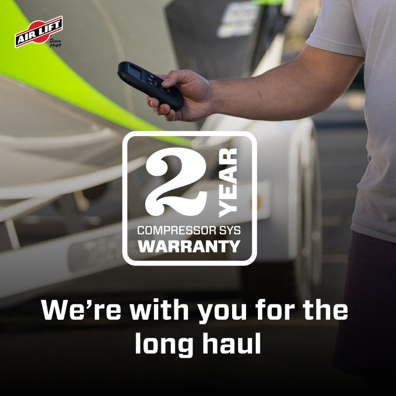 AIRLIFT Load Controller II - Single Gauge w/ Lps 5 PSI Min. 25592 Warranty