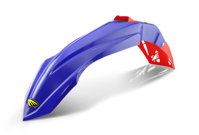 Cycra 15-21 Yamaha YZ125 Cycralite Front Fender Blue W/ Red Vent 1CYC-1461-62R 1CYC-1461-62R Photo - Primary