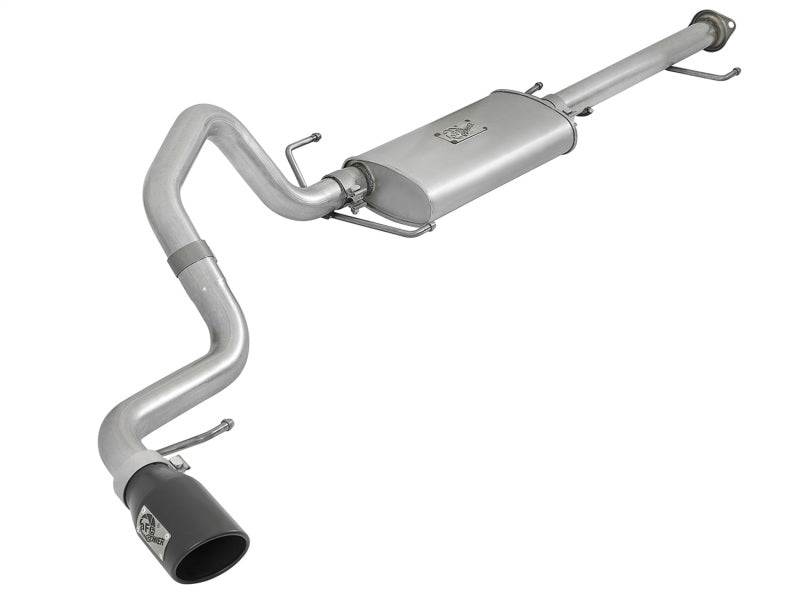 aFe Scorpion 2-1/2in Aluminized Steel Cat-Back Exhaust System w/Black Tip 49-06039-B Photo - Primary