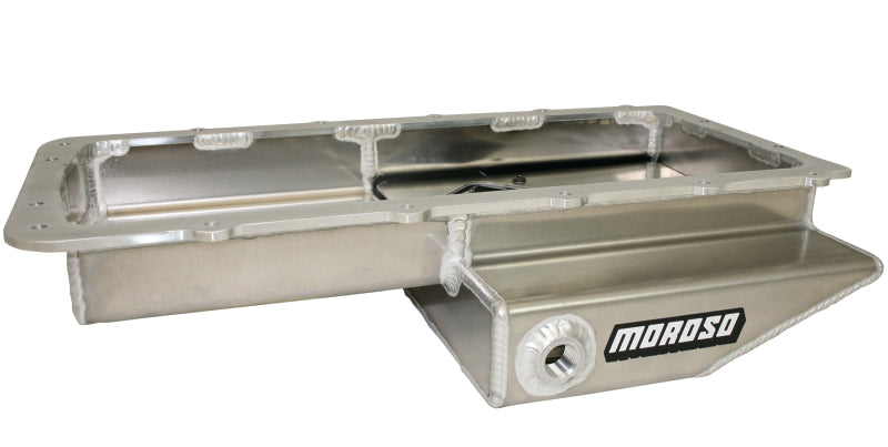 Moroso Ford 5.0 Coyote/Cobra (w/Rear Sump) Road Race Baffled Wet Sump 9.5qt 4.5in Aluminum Oil Pan 20569 20569 Photo - Primary